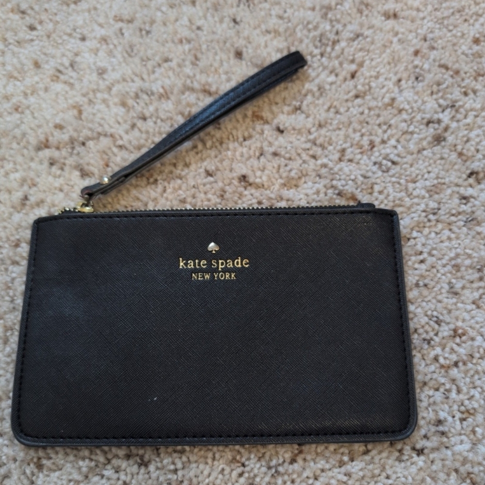 Kate Spade Black Wristlet